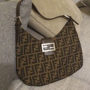 Fendi Small Shoulder Zucca Bag